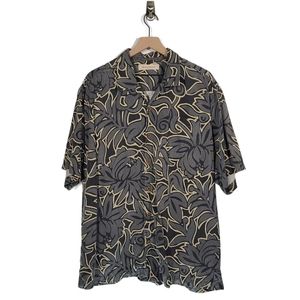 Tommy Bahama Silk Hawaiian Tribal Button Down